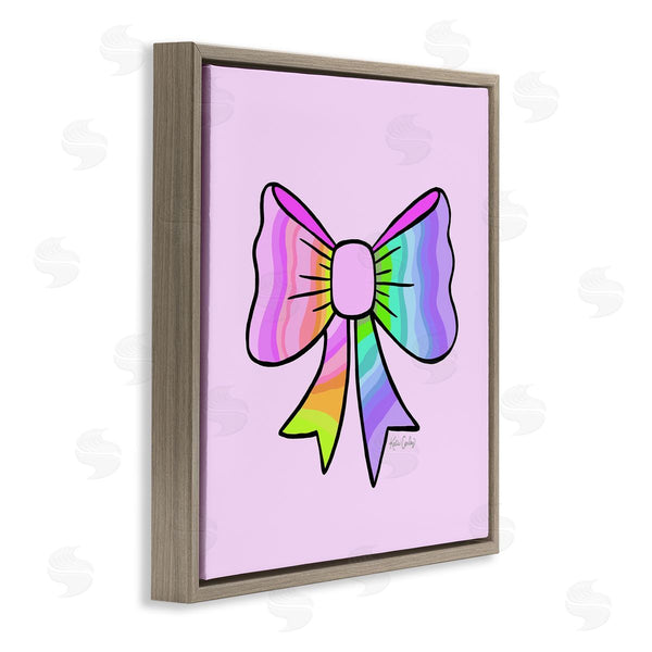 Stupell Industries Katie Conley | Pastel Rainbow Ombre Ribbon Wall Art