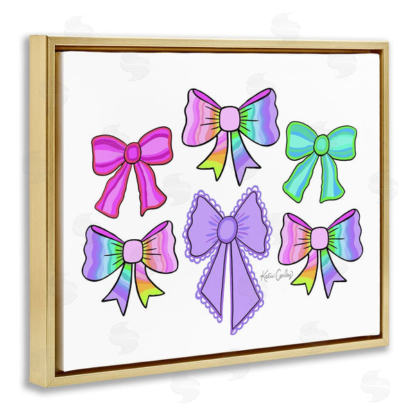 Stupell Industries Katie Conley | Playful Bowtastic Ribbons