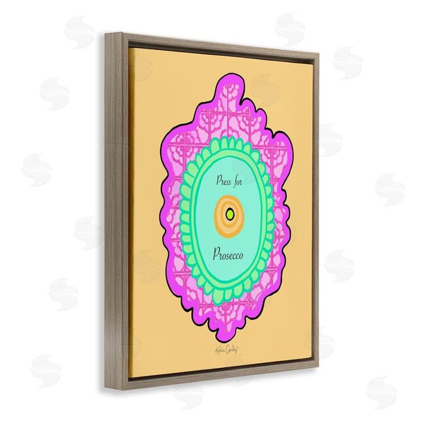 Stupell Industries Katie Conley | Press For Prosecco Button