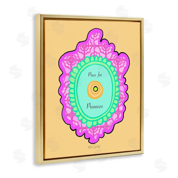 Stupell Industries Katie Conley | Press For Prosecco Button