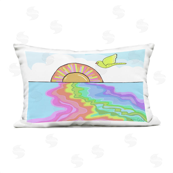Stupell Industries Katie Conley | Swirling Rainbow Sea Reflection