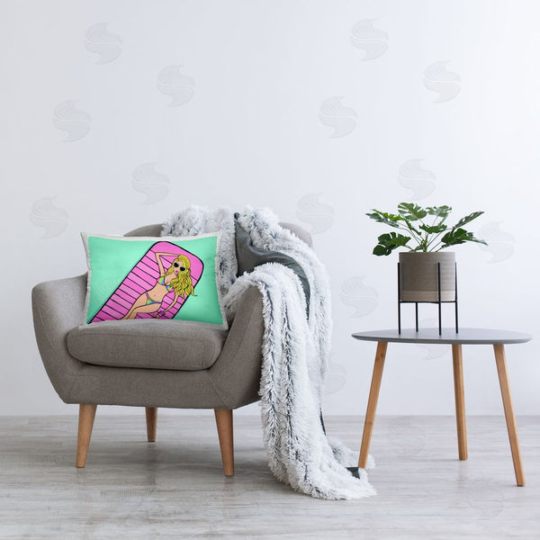 Stupell Industries Katie Conley | Trendy Girl On Pool Float