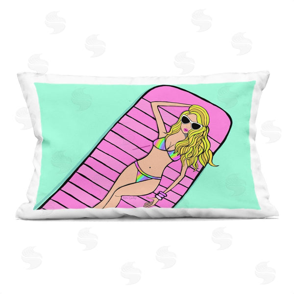 stupell industries Katie Conley | Trendy Girl on Pool Float