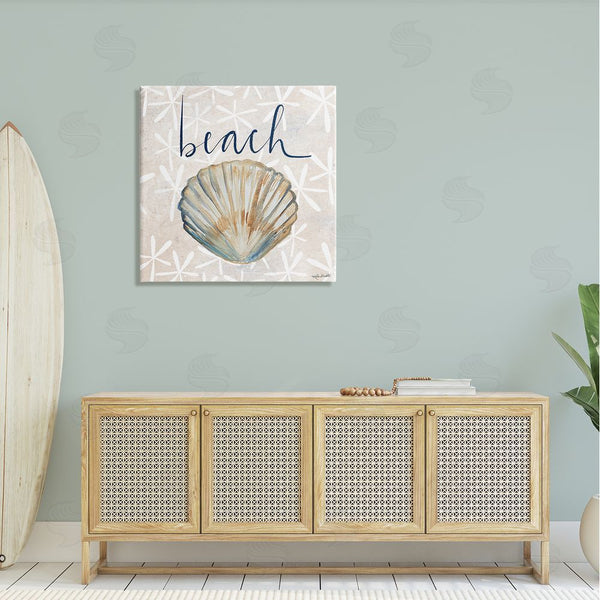 Stupell Industries Katie Doucette | Beach Seashell Patterned Florals Wall Art