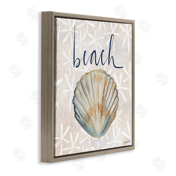 Stupell Industries Katie Doucette | Beach Seashell Patterned Florals Wall Art
