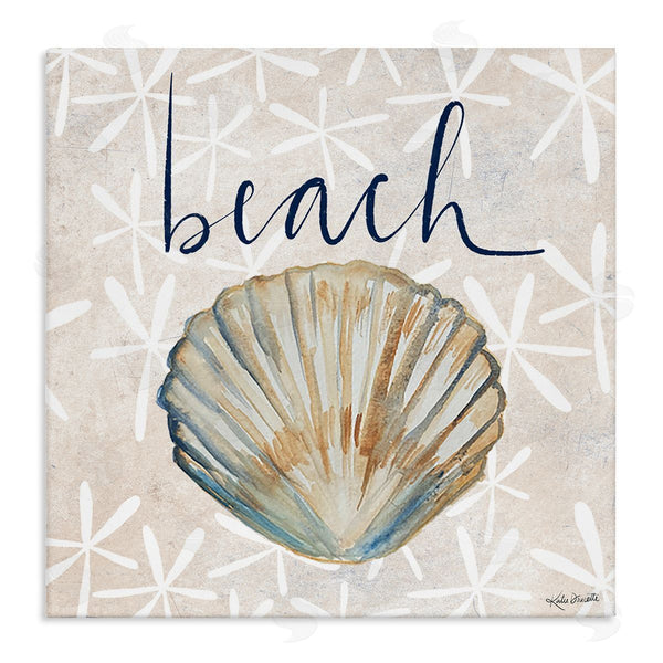 stupell industries Katie Doucette | Beach Seashell Patterned Florals Wall Art