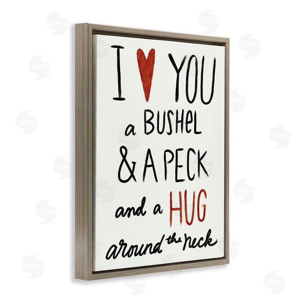 Stupell Industries Katie Doucette | Bushel & Peck Romantic Phrase