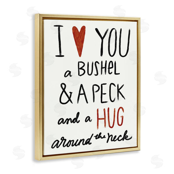 Stupell Industries Katie Doucette | Bushel & Peck Romantic Phrase