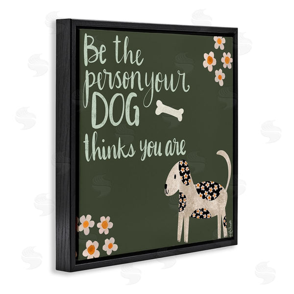 Stupell Industries Katie Doucette | Humorous Dog Owner Quote Daisy Design Wall Art