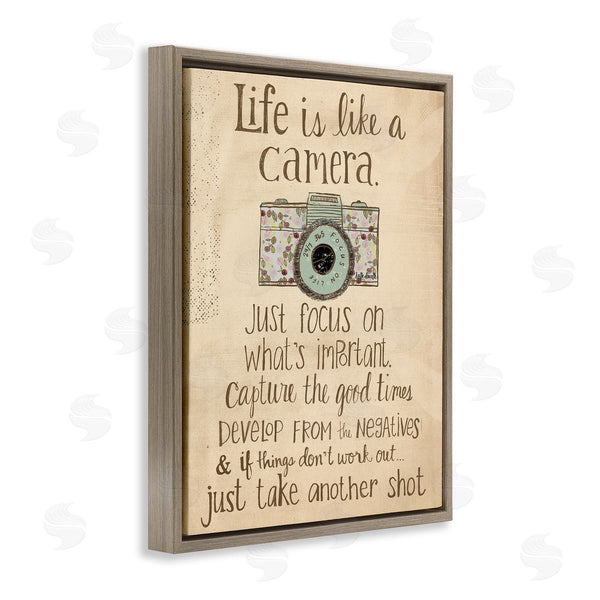 Stupell Industries Katie Doucette | Life Is Like A Camera Inspirational
