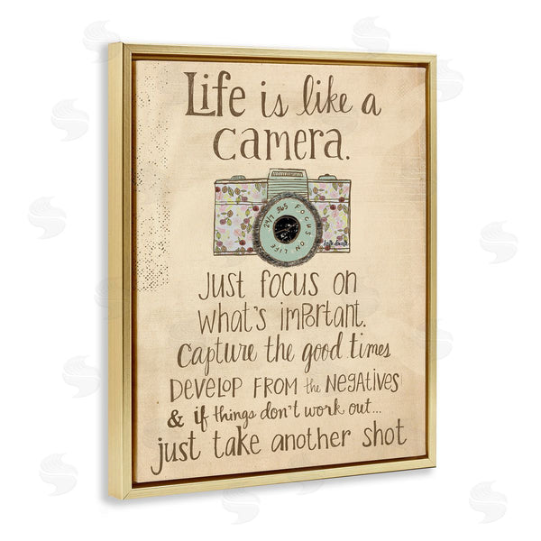 Stupell Industries Katie Doucette | Life Is Like A Camera Inspirational