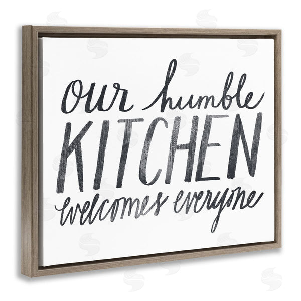 Stupell Industries Katie Doucette | Our Humble Kitchen Distressed Text