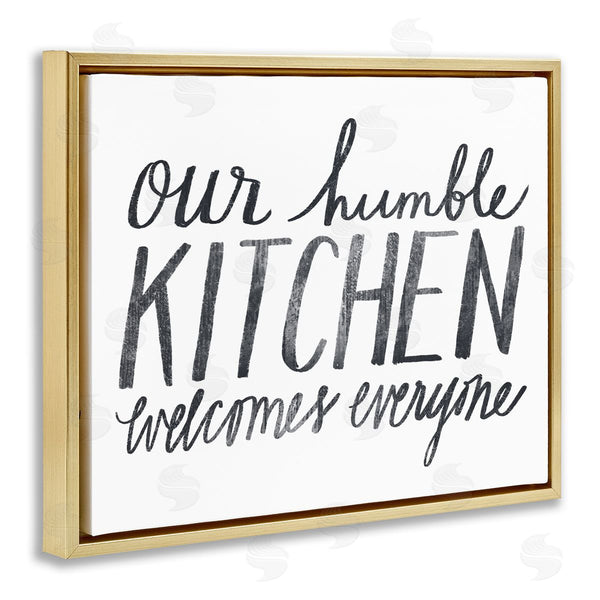 Stupell Industries Katie Doucette | Our Humble Kitchen Distressed Text