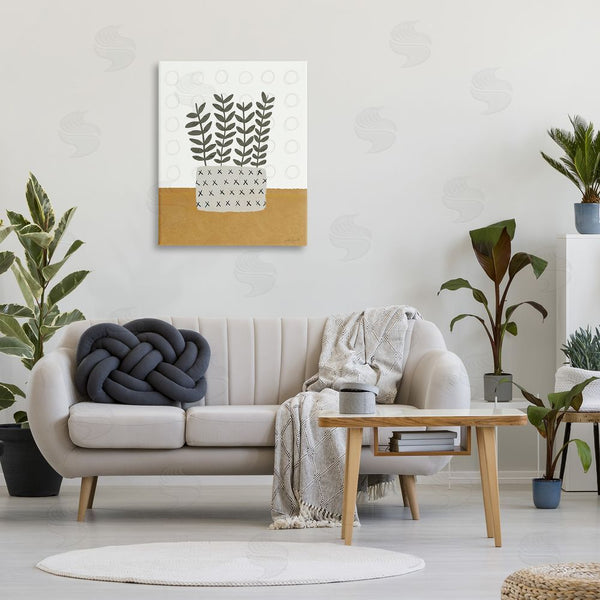 Stupell Industries Katie Doucette | Patterned Leaf Bouquet Wall Art