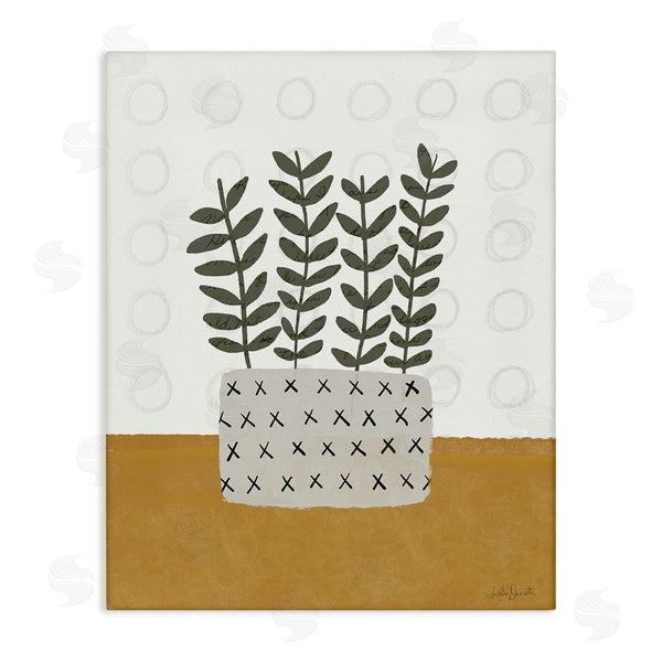 stupell industries Katie Doucette | Patterned Leaf Bouquet Wall Art