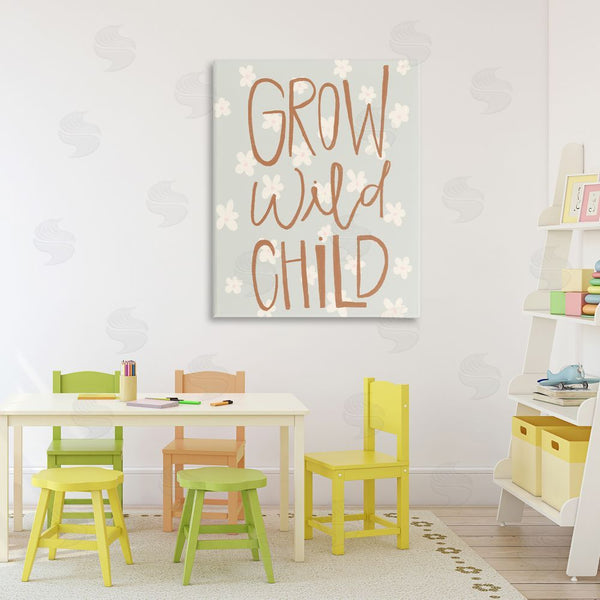 Stupell Industries Katie Griggs | Grow Wild Child Flowers Wall Art