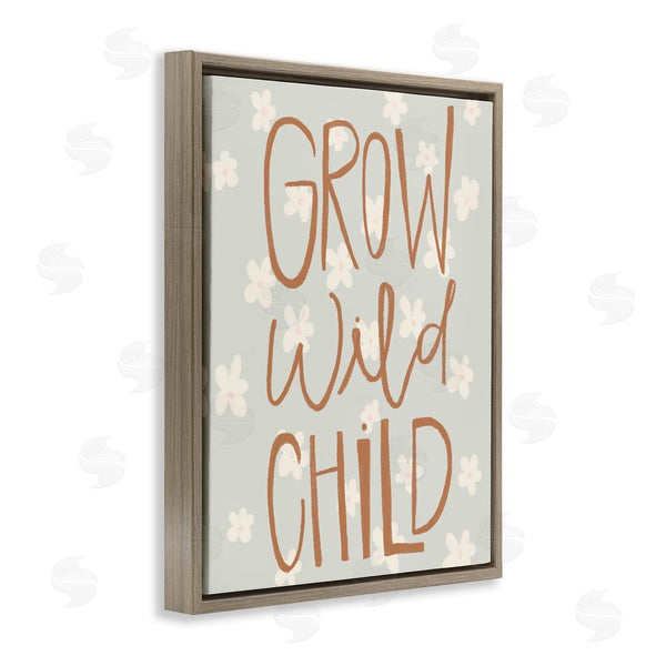 Stupell Industries Katie Griggs | Grow Wild Child Flowers Wall Art