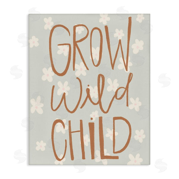 stupell industries Katie Griggs | Grow Wild Child Flowers Wall Art