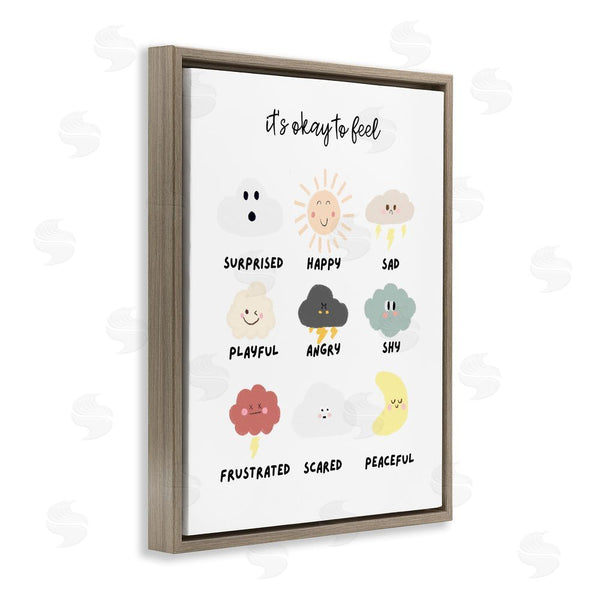 Stupell Industries Katie Griggs | Okay To Feel Emotions Chart Wall Art