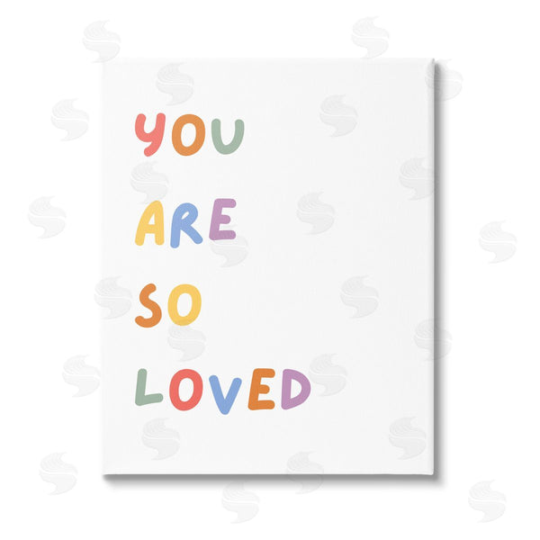 stupell industries Katie Griggs | So Loved Minimal Phrase Wall Art