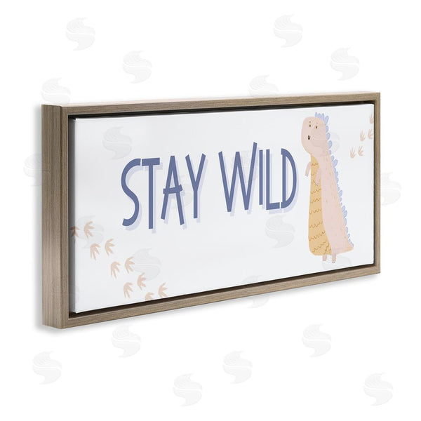 Stupell Industries Katie Griggs | Stay Wild Soft Dinosaur Wall Art