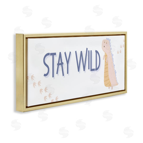 Stupell Industries Katie Griggs | Stay Wild Soft Dinosaur Wall Art