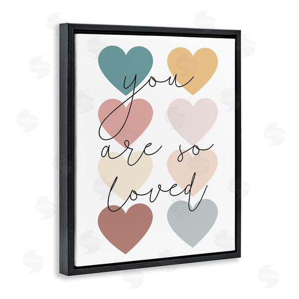 Stupell Industries Katie Griggs | You Are Loved Hearts Wall Art