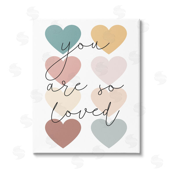 stupell industries Katie Griggs | You Are Loved Hearts Wall Art