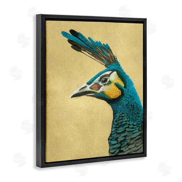 Stupell Industries Katie O'Shea | Peacock Looking Left