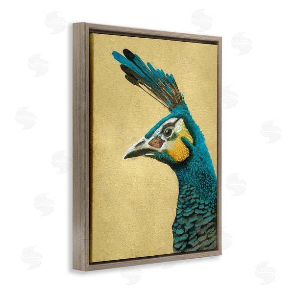 Stupell Industries Katie O'Shea | Peacock Looking Left