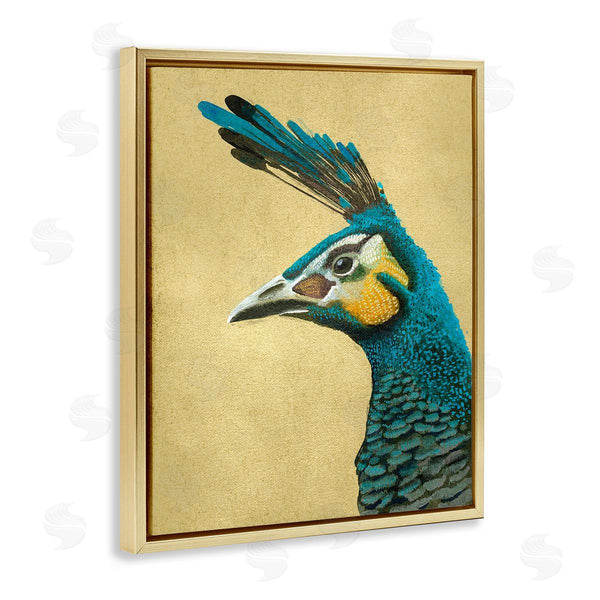 Stupell Industries Katie O'Shea | Peacock Looking Left