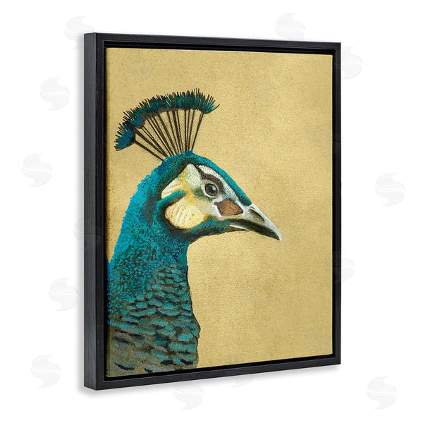 Stupell Industries Katie O'Shea | Peacock Looking Right