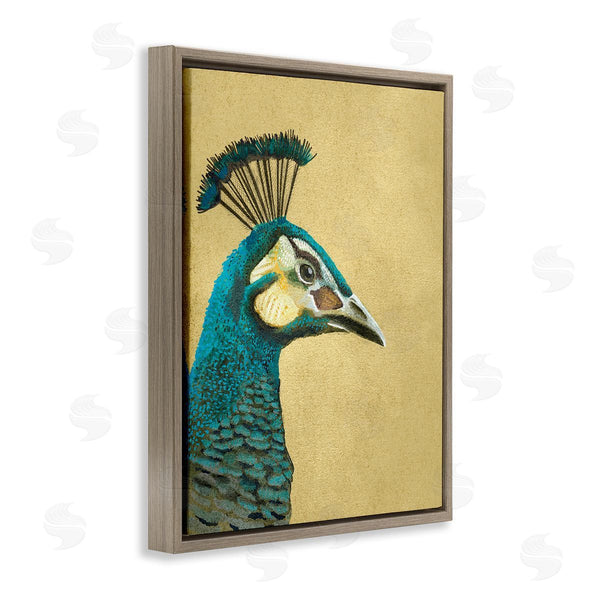 Stupell Industries Katie O'Shea | Peacock Looking Right
