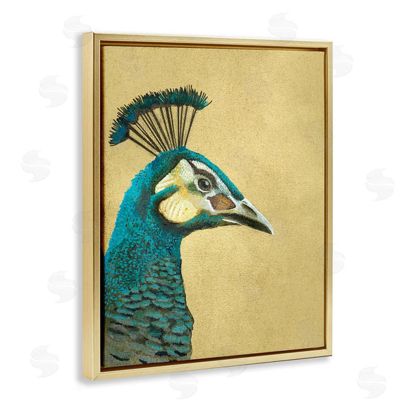 Stupell Industries Katie O'Shea | Peacock Looking Right