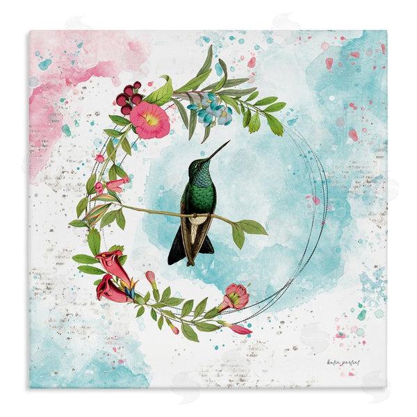 stupell industries Katie Pertiet | Hummingbird within Wreath