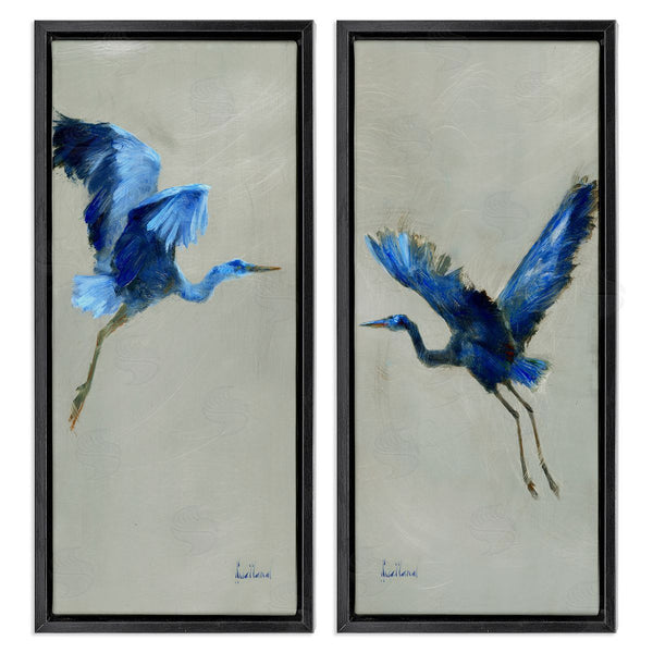 Stupell Industries Katie Swatland | Expressive Flying Cranes Abstract Birds Wall Art