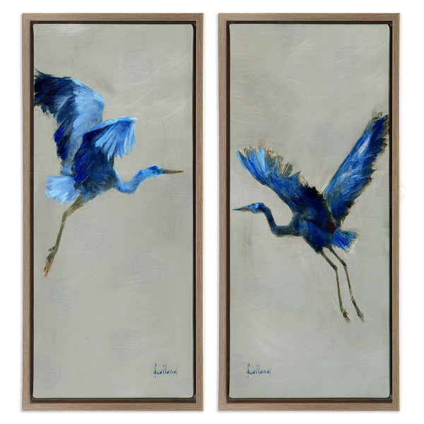 Stupell Industries Katie Swatland | Expressive Flying Cranes Abstract Birds Wall Art
