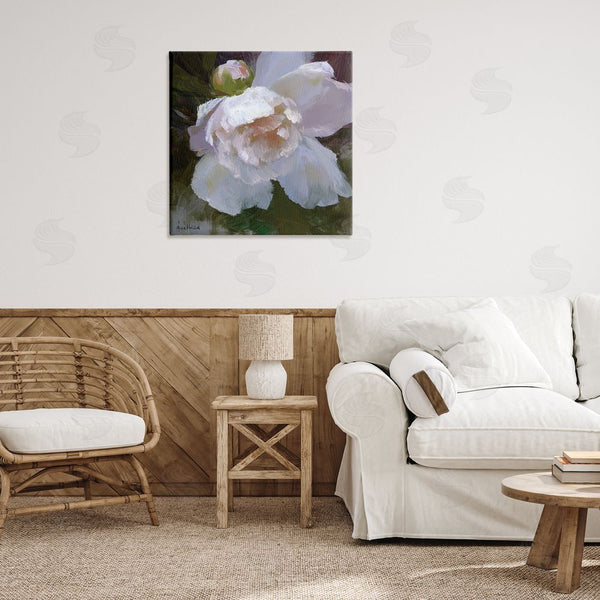 Stupell Industries Katie Swatland | Ruffled Petals White Flower Wall Art