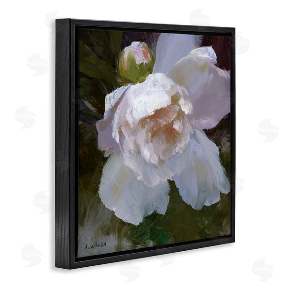 Stupell Industries Katie Swatland | Ruffled Petals White Flower Wall Art