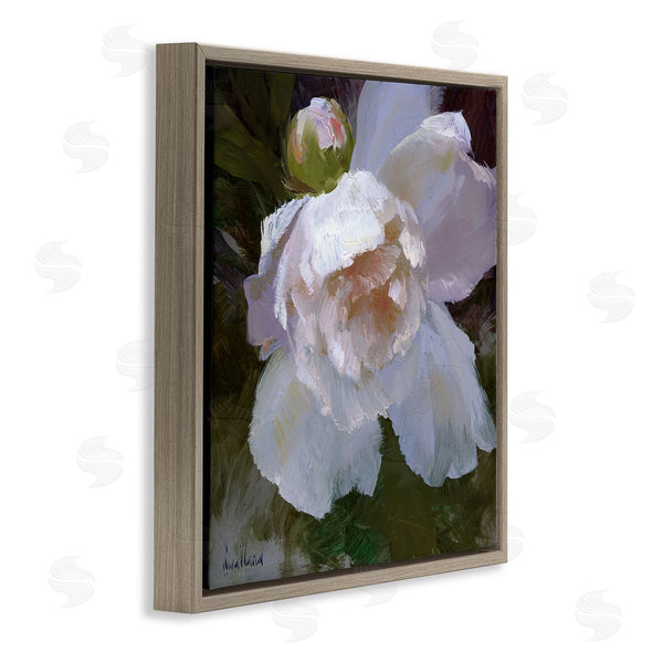Stupell Industries Katie Swatland | Ruffled Petals White Flower Wall Art