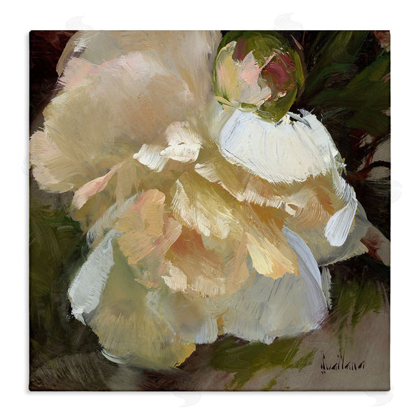 stupell industries Katie Swatland | Ruffled White Flower Wall Art