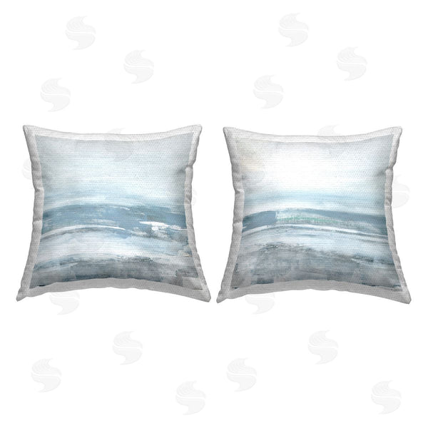 Stupell Industries Katrina Craven | Abstract Ocean Beach Printed Throw Pillow Set