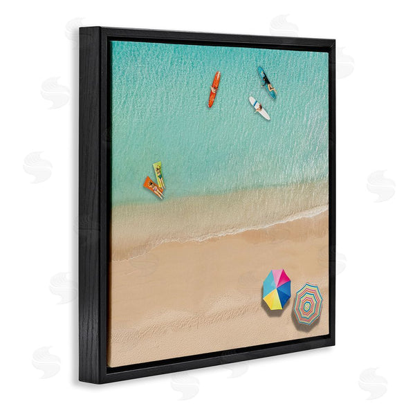 Stupell Industries Katrina Craven | Beachgoers Aerial View Wall Art