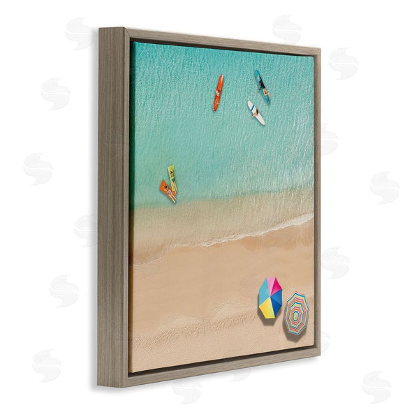 Stupell Industries Katrina Craven | Beachgoers Aerial View Wall Art