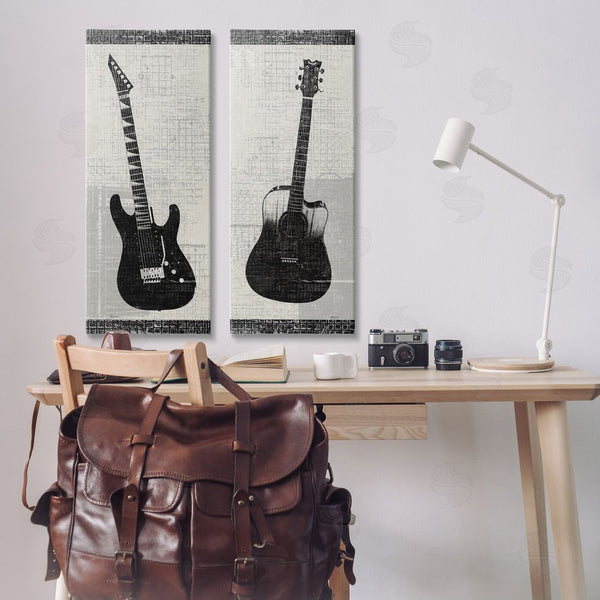 Stupell Industries Katrina Craven | Electric Acoustic Guitar Wall Art