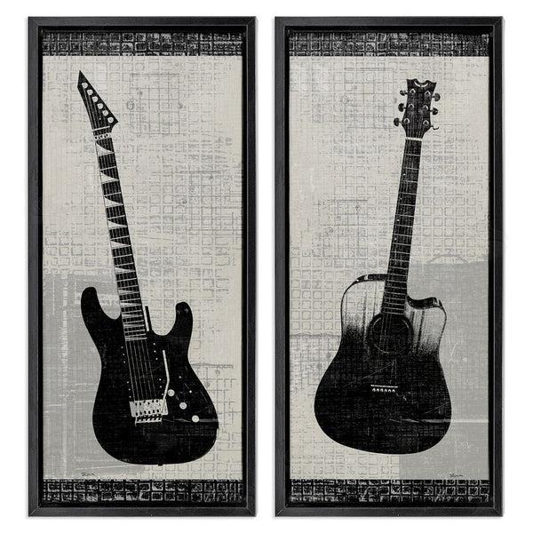 Stupell Industries Katrina Craven | Electric Acoustic Guitar Wall Art