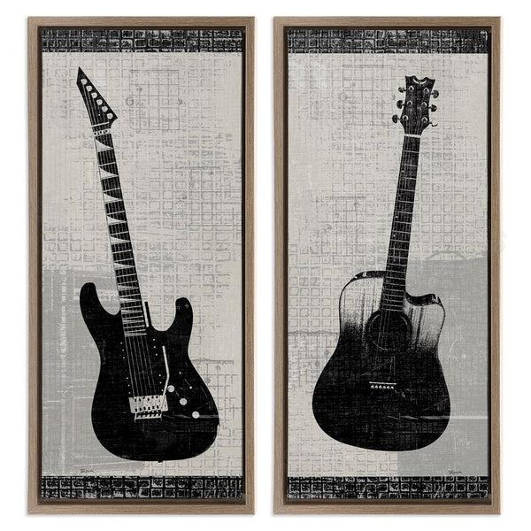 Stupell Industries Katrina Craven | Electric Acoustic Guitar Wall Art