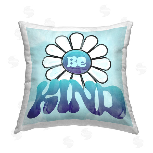stupell industries Katrina Craven | Groovy Be Kind Printed Throw Pillow