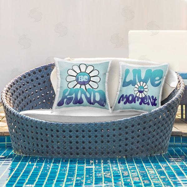 Stupell Industries Katrina Craven | Groovy Daisy Statements Printed Throw Pillow Set