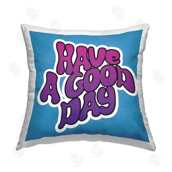 Stupell Industries Katrina Craven | Groovy Good Day Printed Throw Pillow